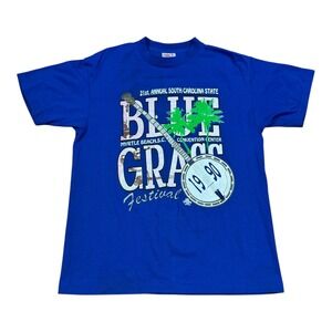 Vintage 1990‎ 21st South Carolina State Blue Grass Festival Shirt Men's Large